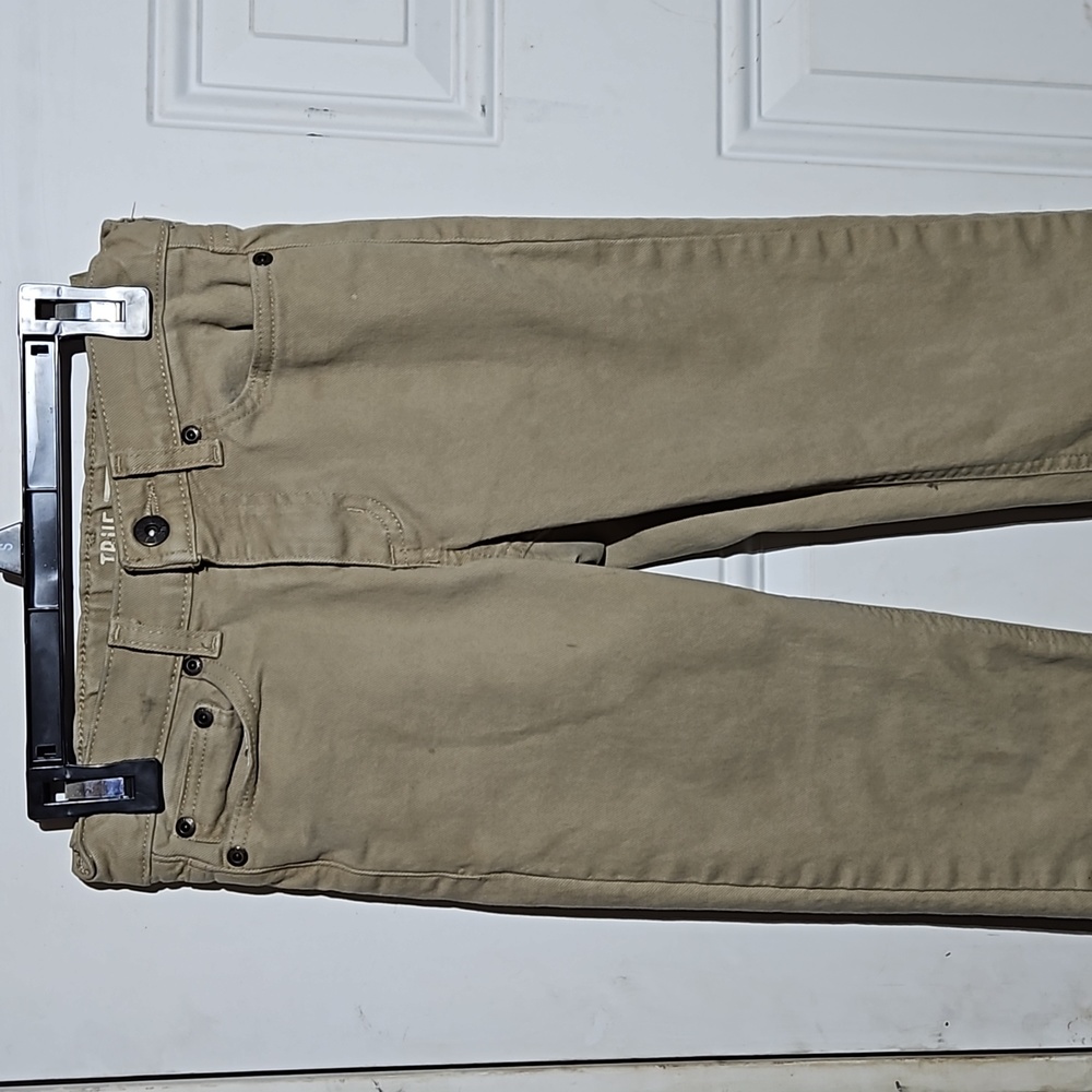 True craft boys cotton tan/khaki pants straight leg with adjustable waist size 8